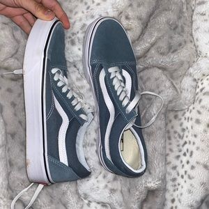 Blue old skool vans